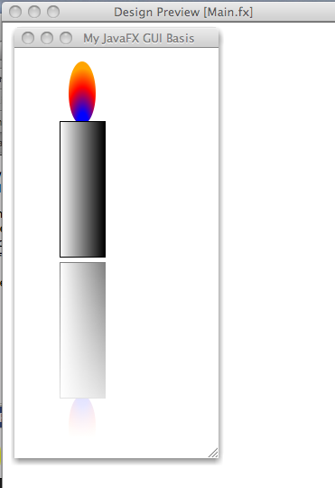 JavaFX candle JavaFX candle